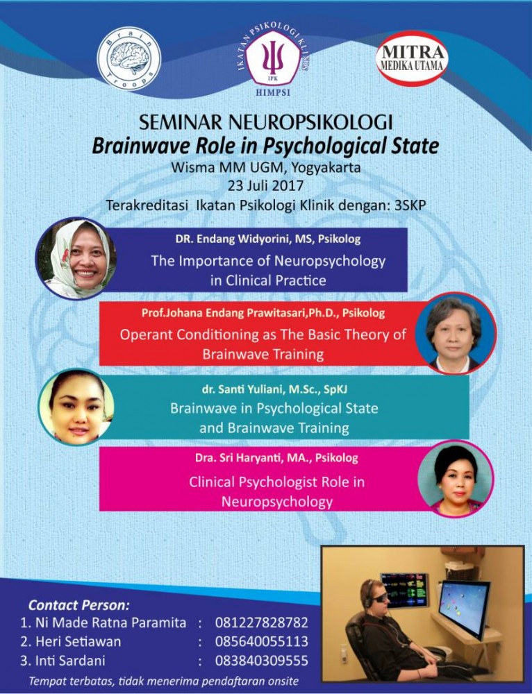 Read more about the article Seminar Neuropsikologi “Brainwave Role In Psychological State”