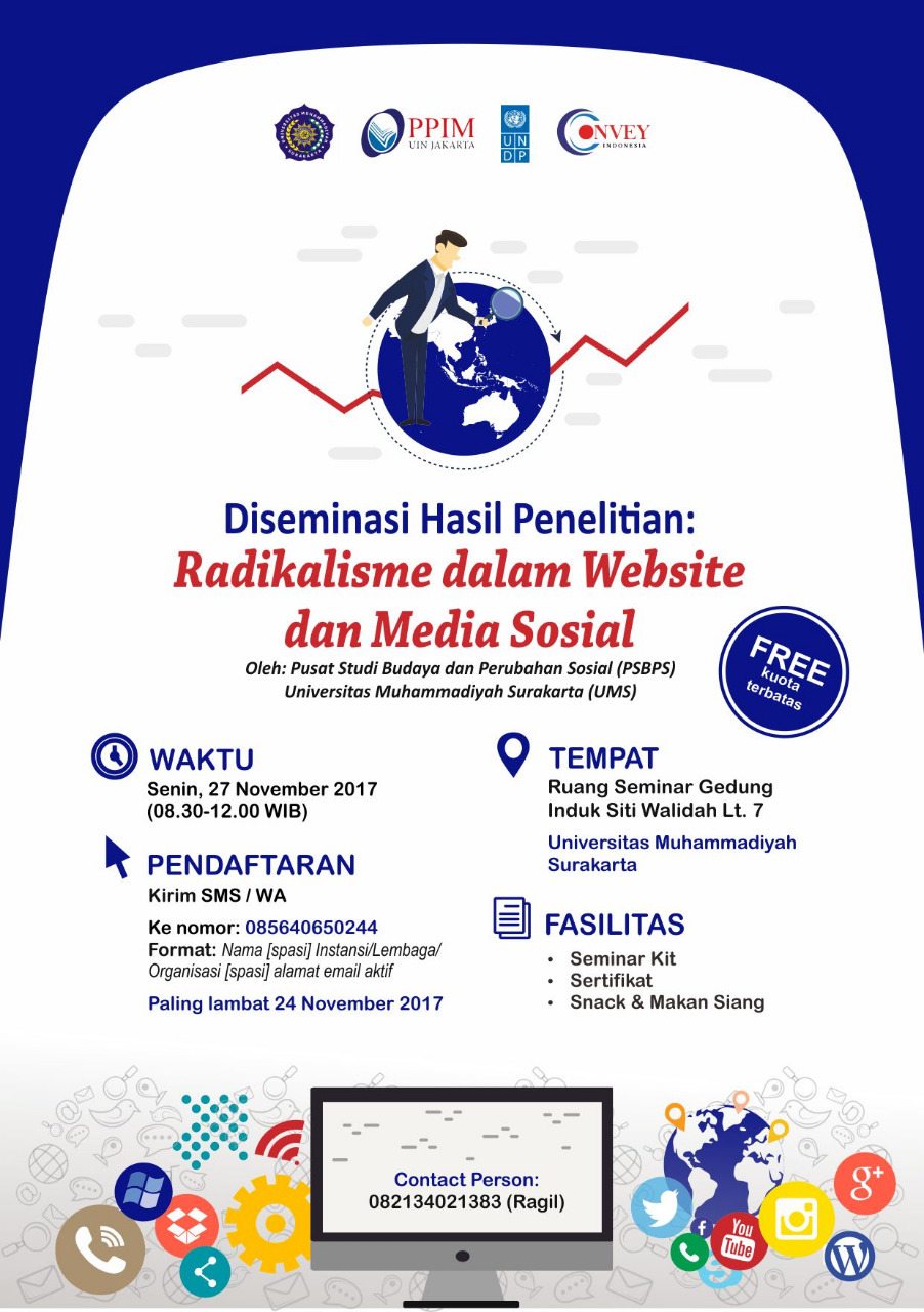 Read more about the article Diseminasi Hasil Penelitian : Radikalisme dalam Website dan Media Sosial