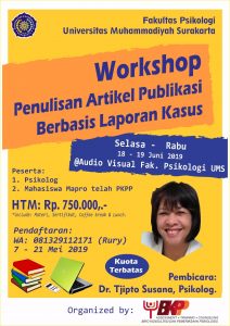 Read more about the article Workshop Penulisan Artikel Publikasi Berbasis Laporan Kasus